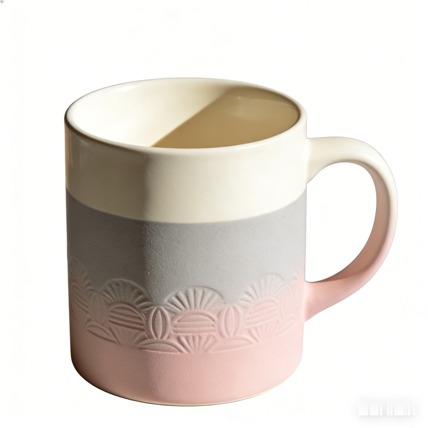 🎡 “Midsummer Dream Carousel Mug” – 16H Kiln Transformation | Sunburst Geometry × Cyan & Lime Gradient × Ceramic Craft 🍭