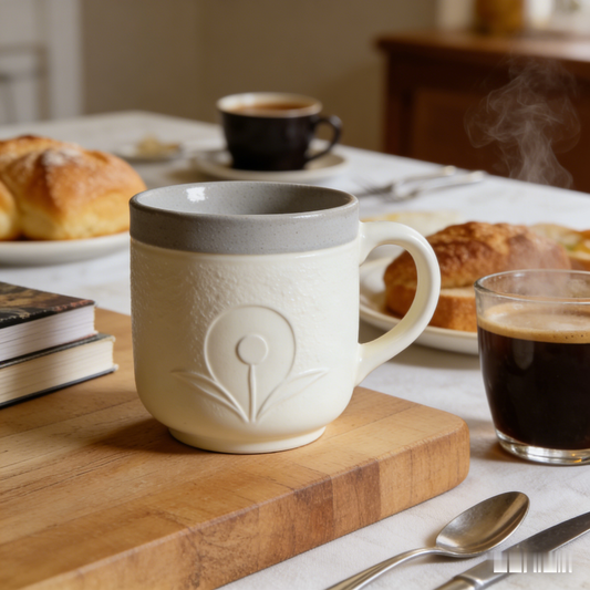 Optical Illusion Monochrome Mug” – 11H Graphic Layout | Symmetric Geometric Lattice × Stark B&W Contrast × Contemporary Minimalist ♟️