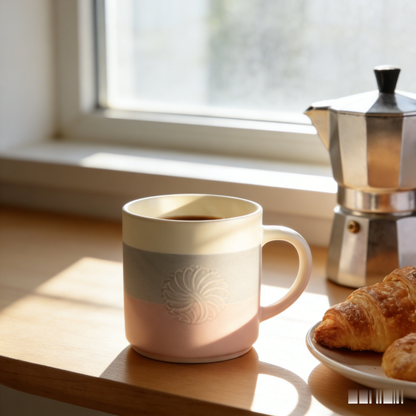 🖼️ “The Gallery Composition Mug” – 23H Multi-Layer Glazing | Primary Color Grid × Luxe Gold Detailing × High-Art Collectible 🍷
