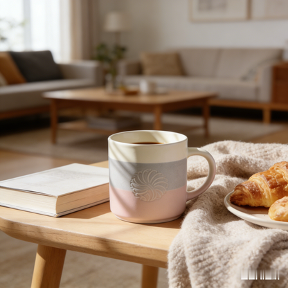 🖼️ “The Gallery Composition Mug” – 23H Multi-Layer Glazing | Primary Color Grid × Luxe Gold Detailing × High-Art Collectible 🍷