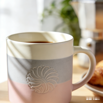 🖼️ “The Gallery Composition Mug” – 23H Multi-Layer Glazing | Primary Color Grid × Luxe Gold Detailing × High-Art Collectible 🍷